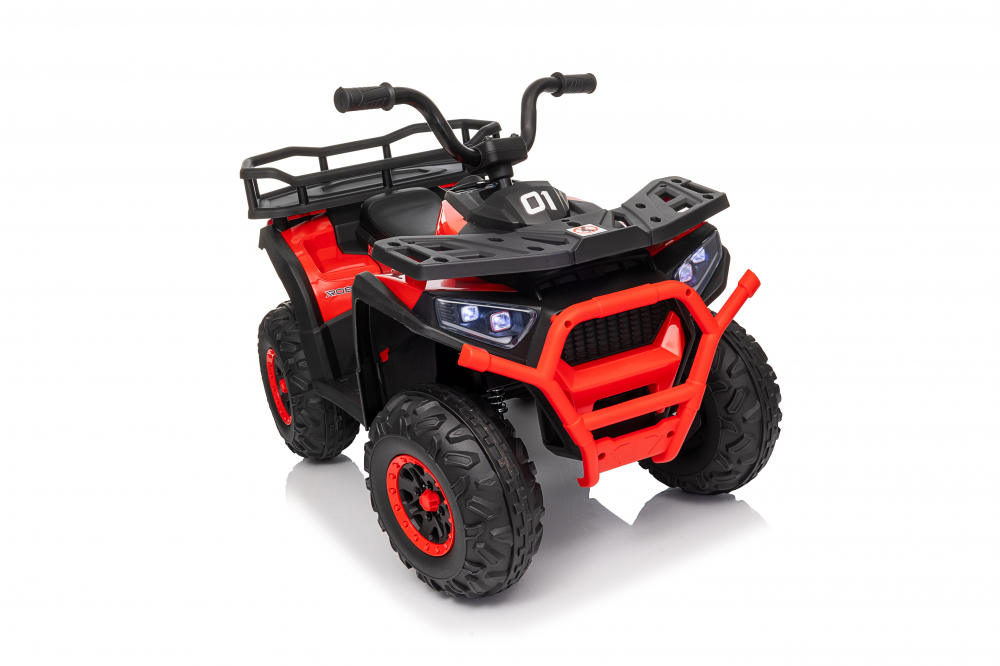 ATV electric pentru copii, Mini DESERT 120W 12V, telecomanda inclusa, music player, rosu [9]