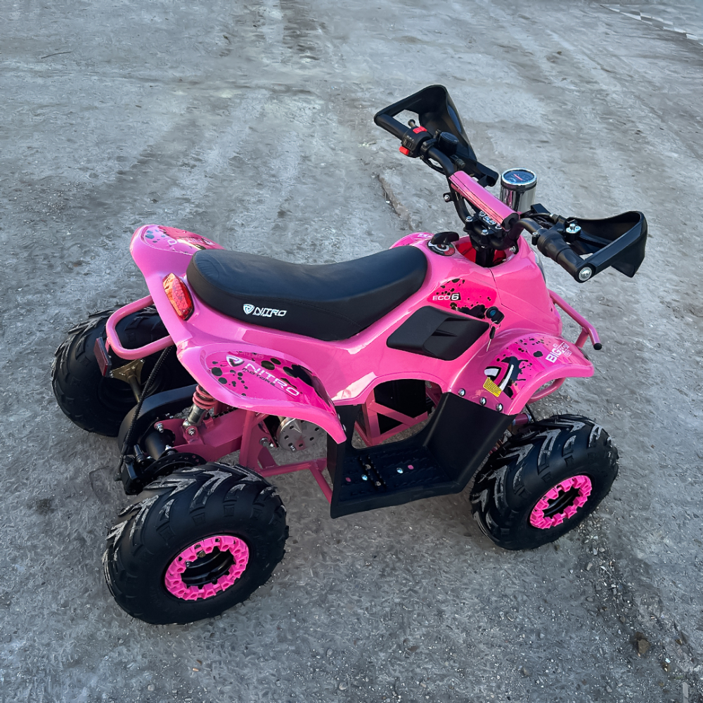 ATV electric pentru copii ECO Bigfoot 800W, 36V, roz [11]