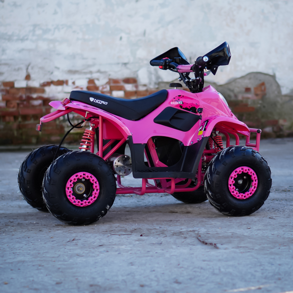 ATV electric pentru copii ECO Bigfoot 800W, 36V, roz [5]