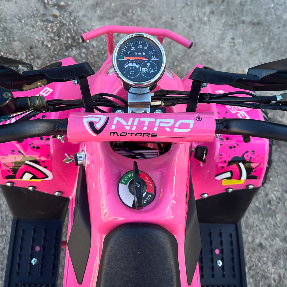 ATV electric pentru copii ECO Bigfoot 800W, 36V, roz [13]