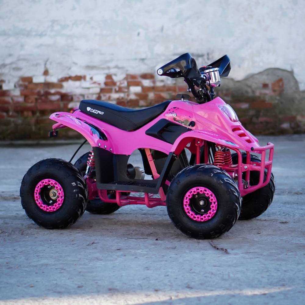 ATV electric pentru copii ECO Bigfoot 800W, 36V, roz [4]