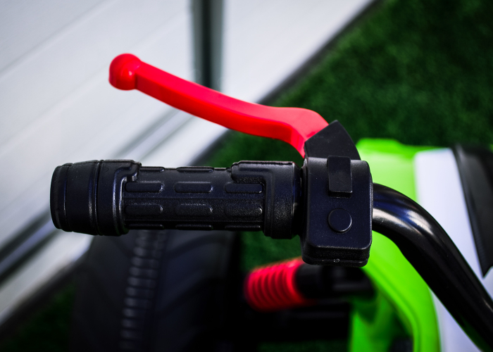 ATV electric pentru copii Kinderauto BJ718 90W 12V cu scaun tapitat culoare Verde [18]