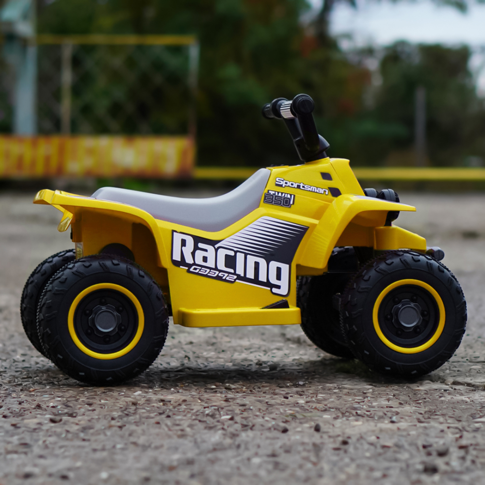 ATV electric pentru copii, Kinderauto CUBA 35W 6V cu telecomanda inclusa, galben [8]