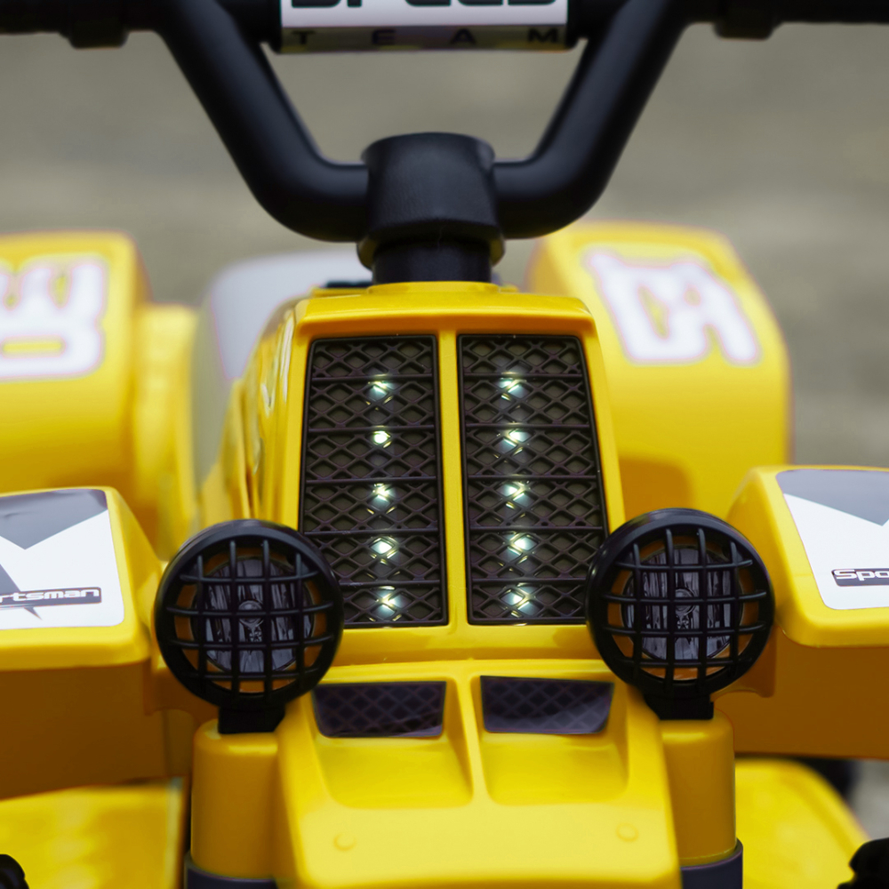 ATV electric pentru copii, Kinderauto CUBA 35W 6V cu telecomanda inclusa, galben [10]