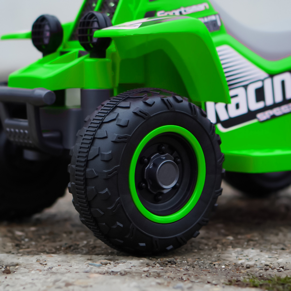 ATV electric pentru copii, Kinderauto CUBA 35W 6V cu telecomanda inclusa, verde [10]