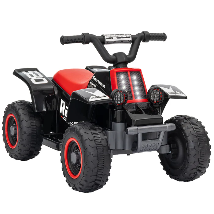 ATV electric pentru copii, Kinderauto CUBA 35W 6V cu telecomanda inclusa, neagra [2]