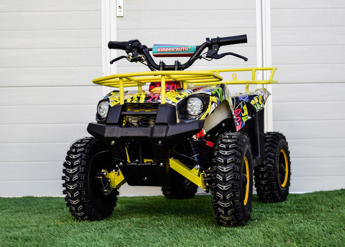 ATV electric pentru copii Kinderauto ECO Torino Cross, 1000W putere, 36V #Graffiti [2]