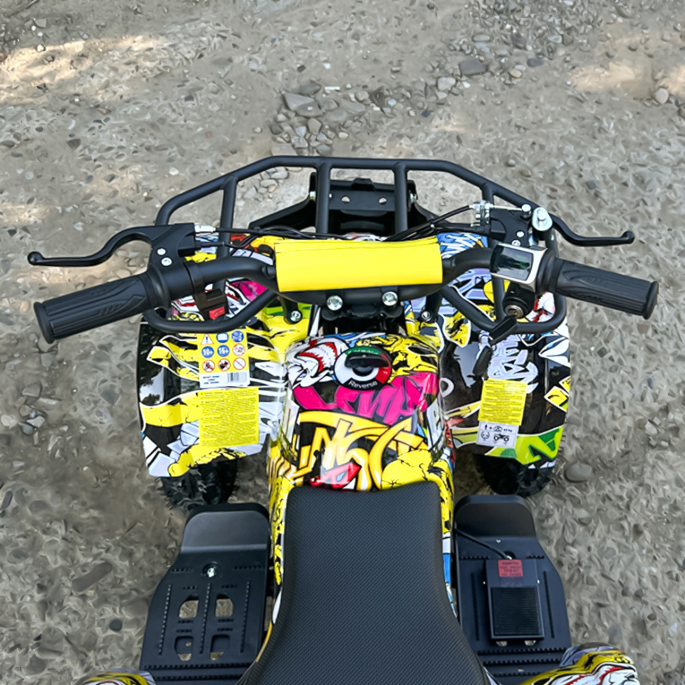 ATV electric pentru copii Kinderauto Jocker Quad 1000W 36V 12Ah, culoare galbena [12]
