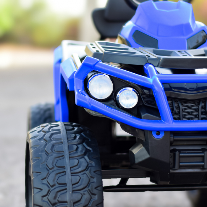 ATV electric pentru copii, Kinderauto Offroad 70W 12V PREMIUM, culoare Albastru [11]