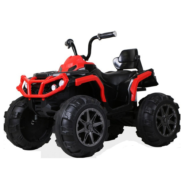ATV electric pentru copii, Kinderauto Offroad 90W 12V cu scaun tapitat, culoare Rosu