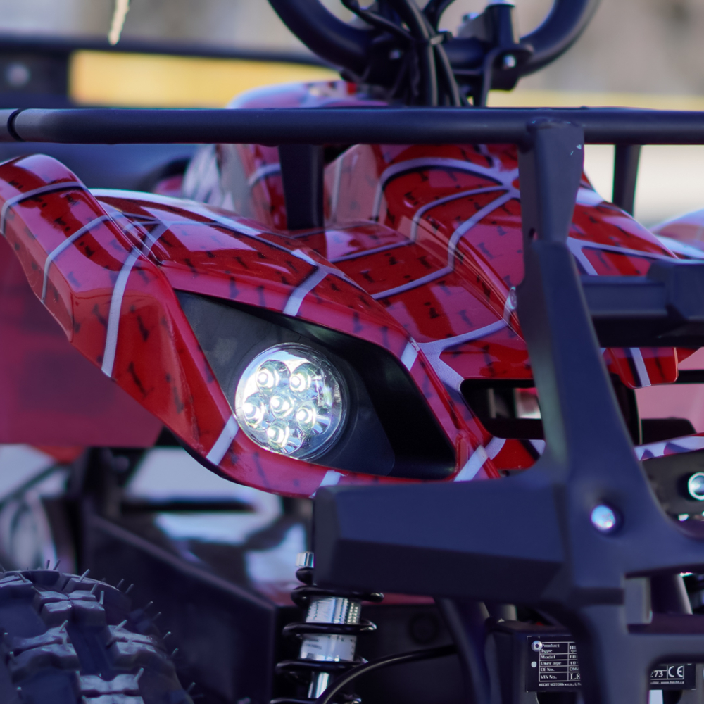 ATV electric pentru copii Kinderauto RedSpider Quad 1000W 36V 12Ah, culoare rosie [9]