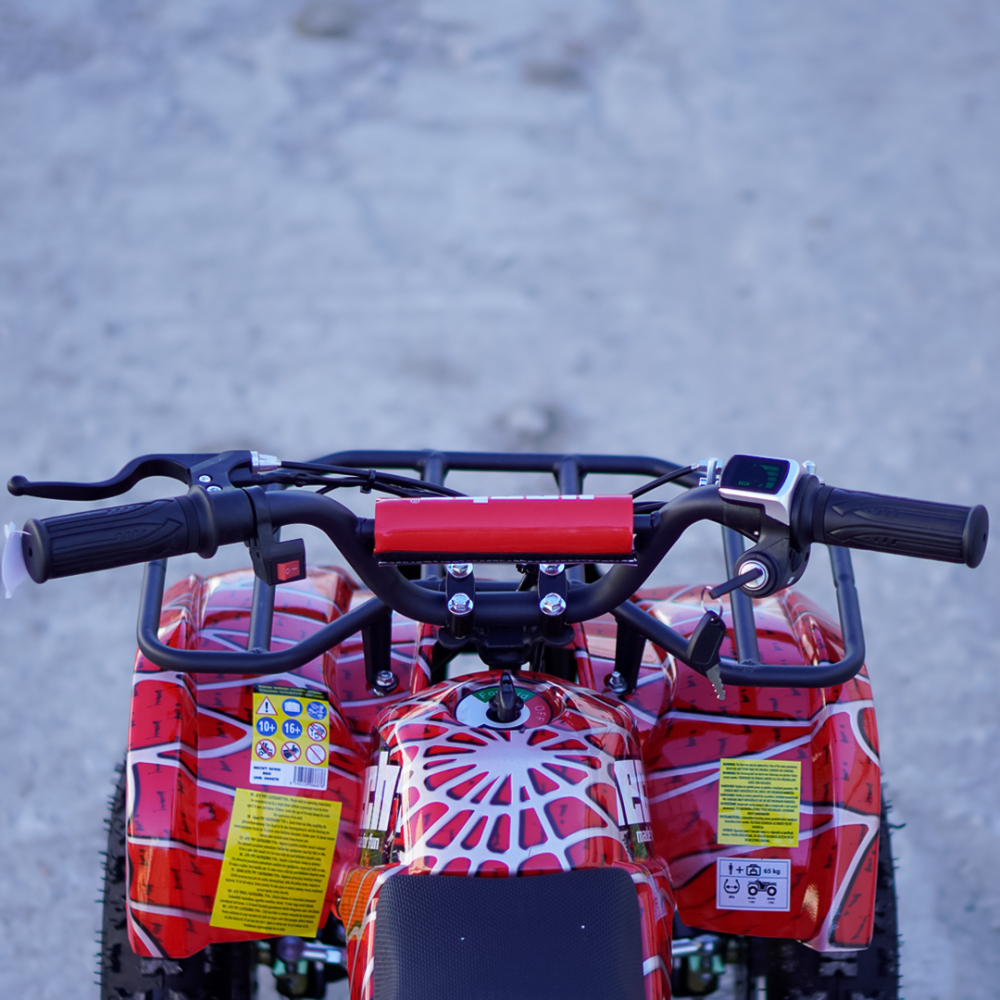 ATV electric pentru copii Kinderauto RedSpider Quad 1000W 36V 12Ah, culoare rosie [12]