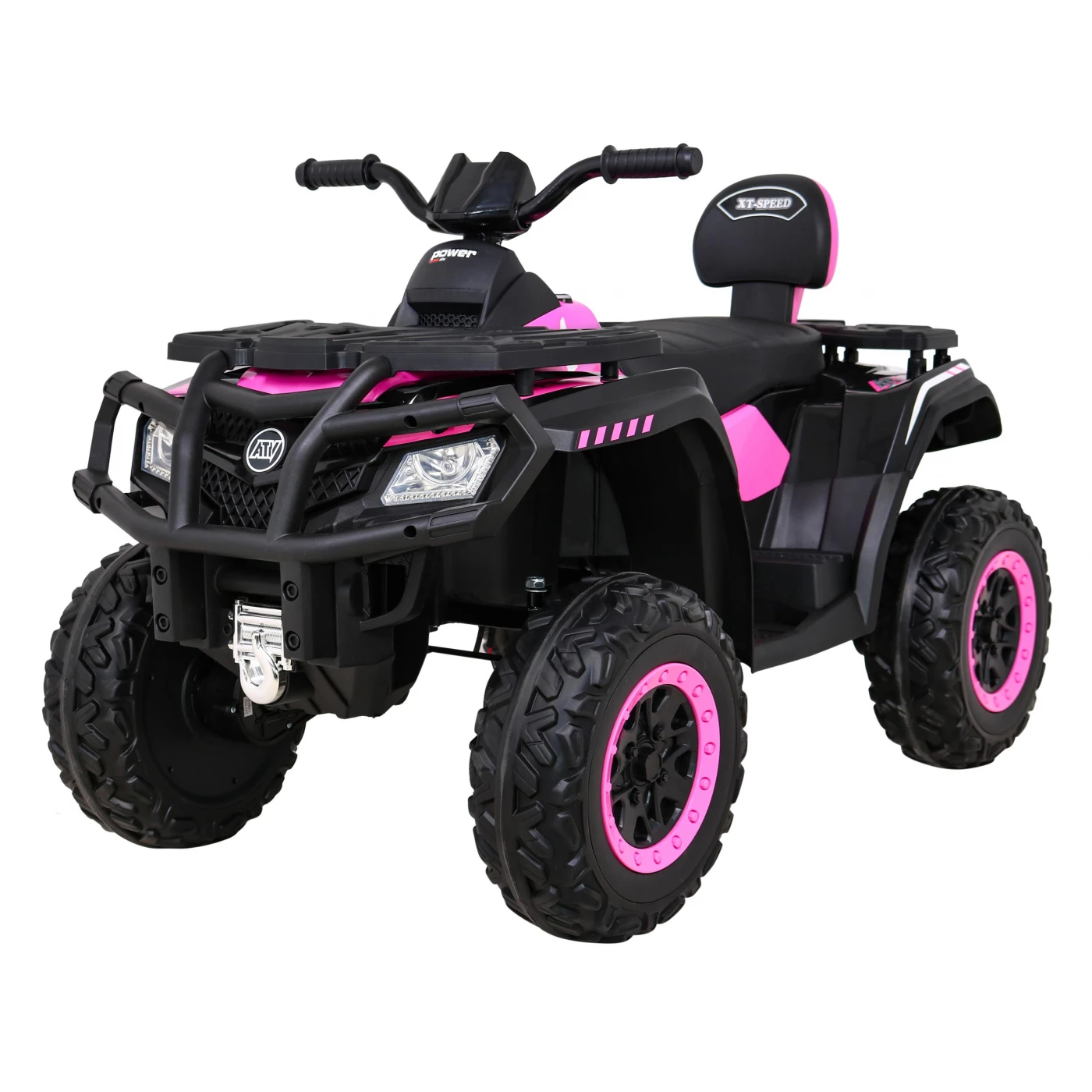 ATV electric pentru fetite Kinderauto XT-Speed 180W 24V Premium, culoare Roz
