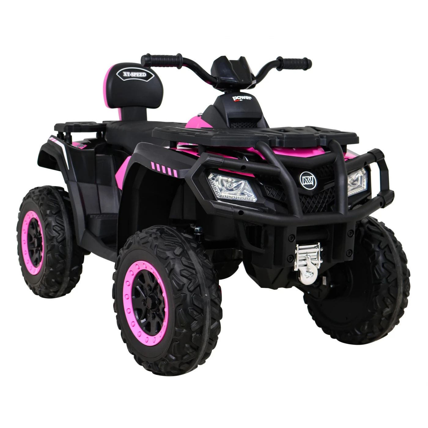 ATV electric pentru fetite Kinderauto XT-Speed 180W 24V Premium, culoare Roz [18]
