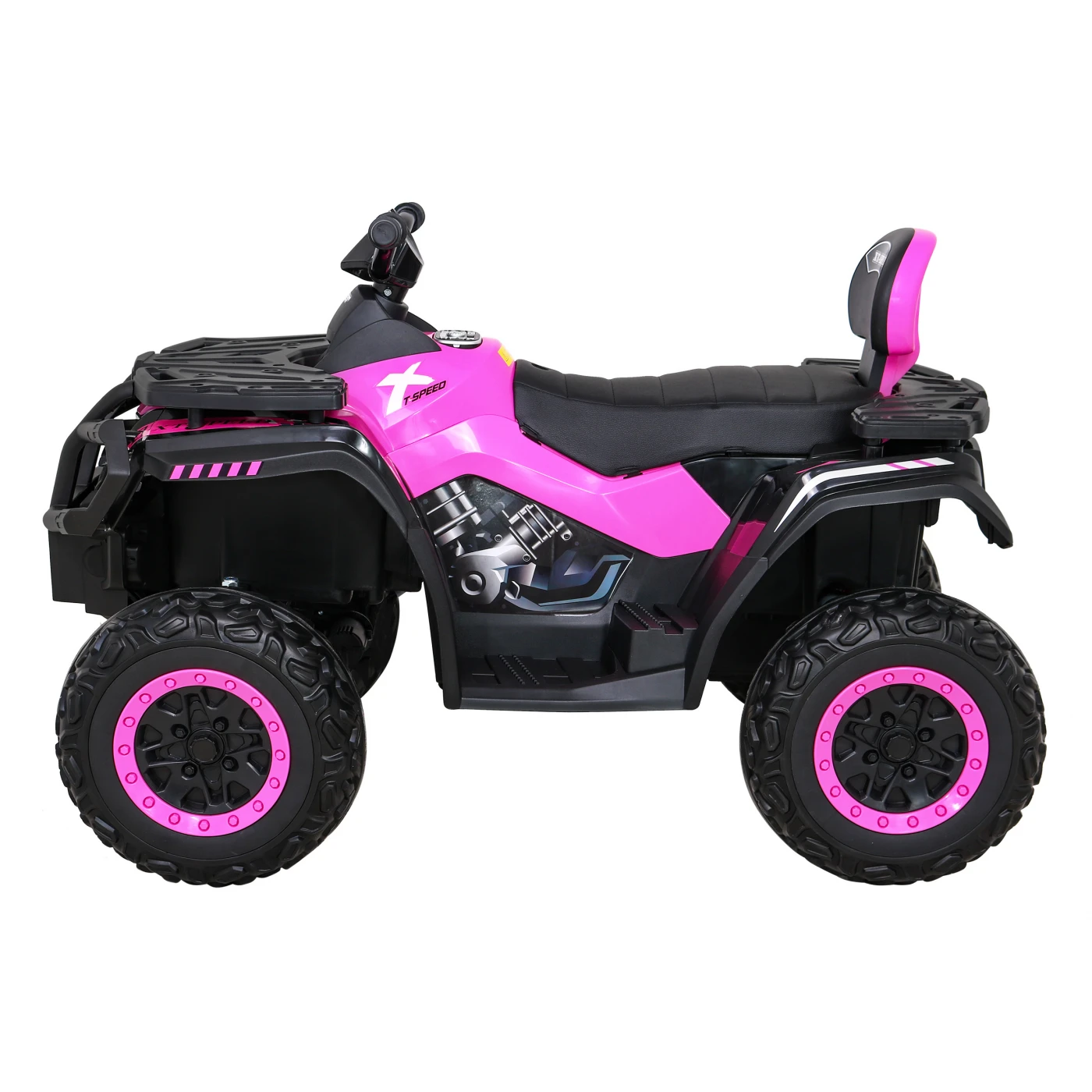 ATV electric pentru fetite Kinderauto XT-Speed 180W 24V Premium, culoare Roz [12]