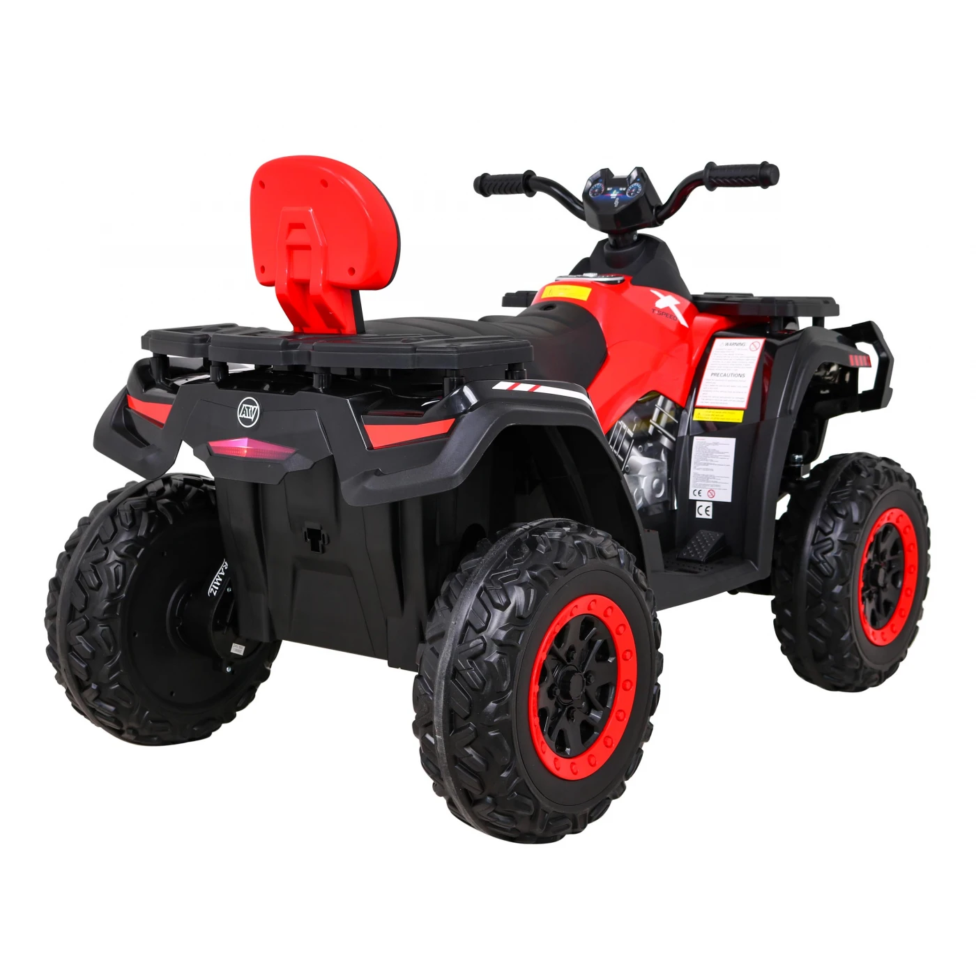 ATV electric 4x4 cu accesorii incluse, Kinderauto BJS615 320W 24V, culoare rosie [20]
