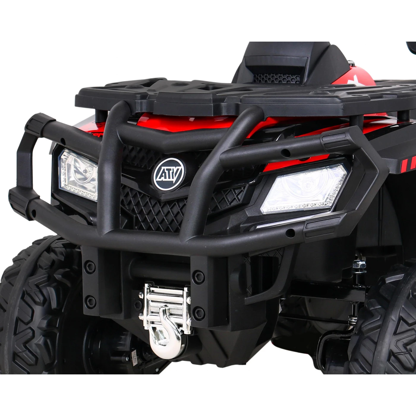 ATV electric 4x4 cu accesorii incluse, Kinderauto BJS615 320W 24V, culoare rosie [22]
