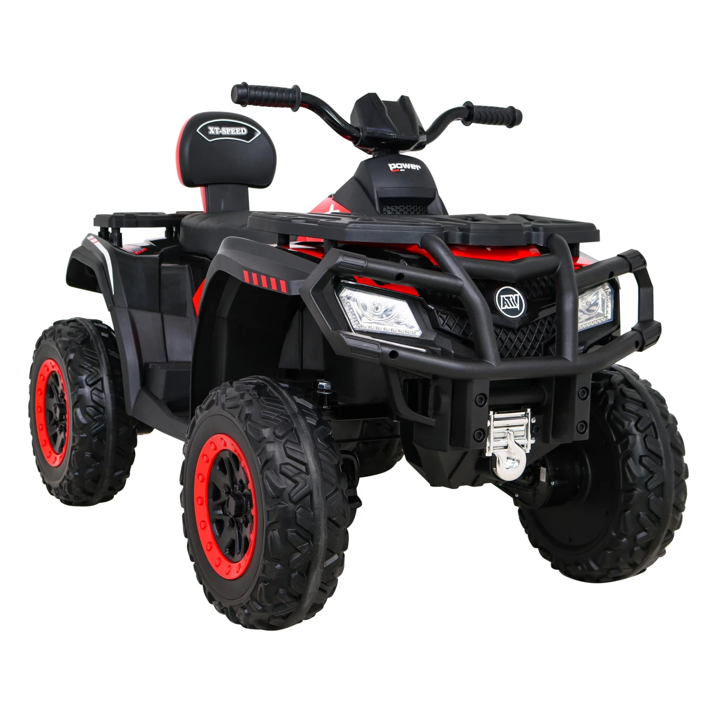 ATV electric 4x4 cu accesorii incluse, Kinderauto BJS615 320W 24V, culoare rosie [21]