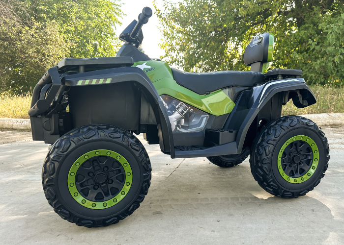 ATV electric pentru copii Kinderauto XT-Speed 180W 24V Premium, culoare Verde [5]