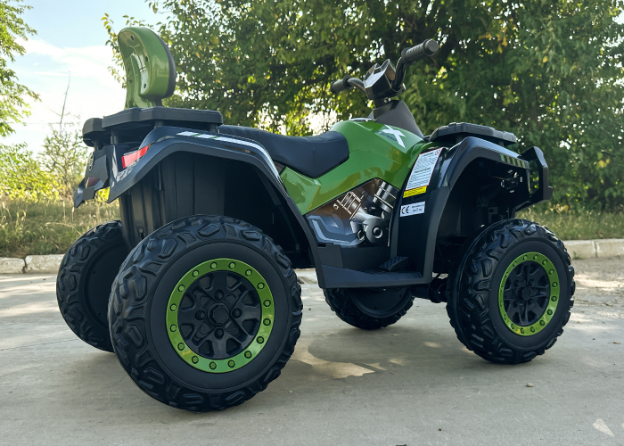 ATV electric pentru copii Kinderauto XT-Speed 180W 24V Premium, culoare Verde [10]