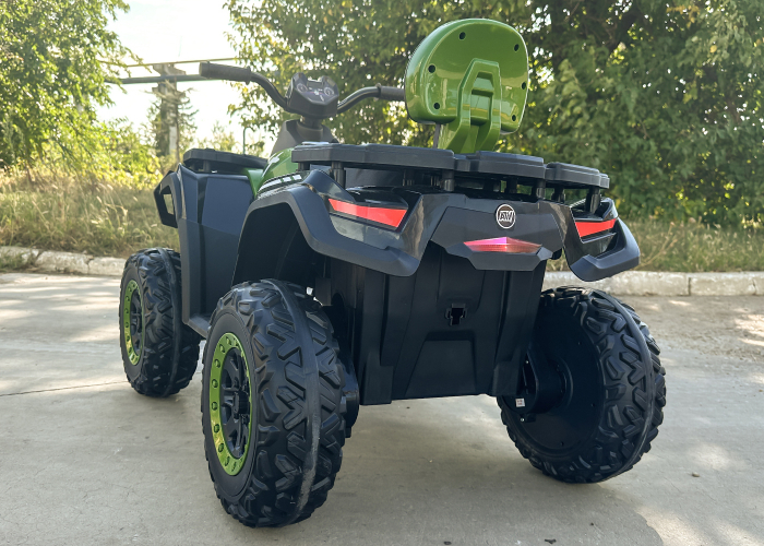 ATV electric pentru copii Kinderauto XT-Speed 180W 24V Premium, culoare Verde [8]