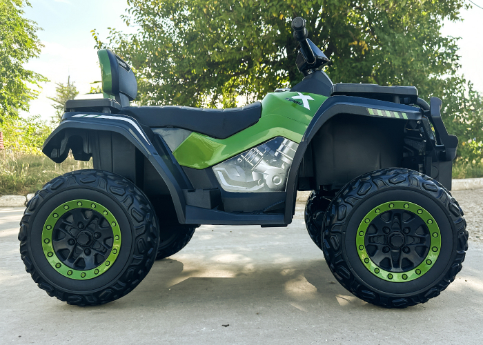 ATV electric pentru copii Kinderauto XT-Speed 180W 24V Premium, culoare Verde [11]