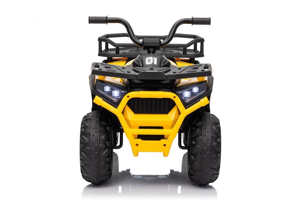ATV electric copii 2-5 ani, Mini DESERT, 120W 12V, music player, telecomanda control parental, culoare galbena [2]