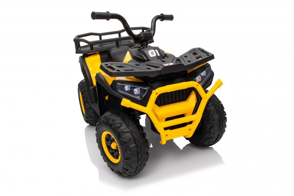 ATV electric copii 2-5 ani, Mini DESERT, 120W 12V, music player, telecomanda control parental, culoare galbena [11]