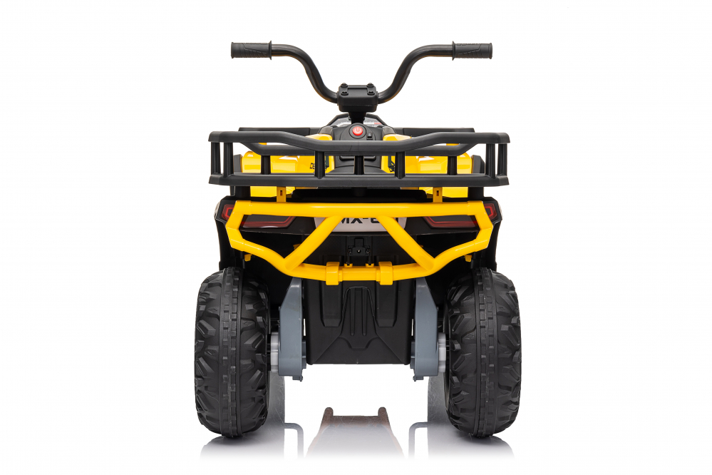 ATV electric copii 2-5 ani, Mini DESERT, 120W 12V, music player, telecomanda control parental, culoare galbena [5]