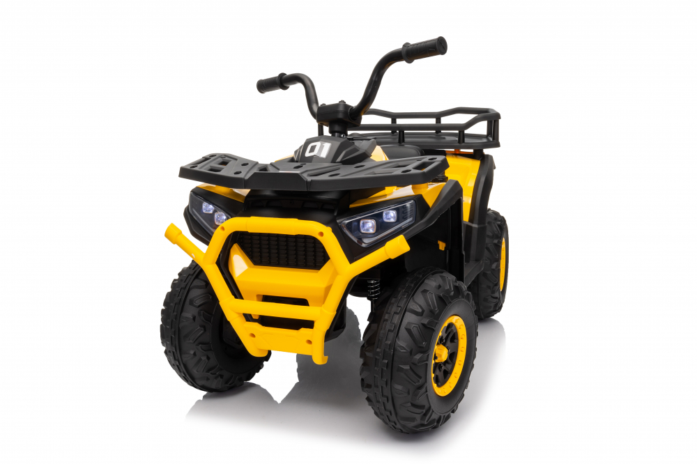ATV electric copii 2-5 ani, Mini DESERT, 120W 12V, music player, telecomanda control parental, culoare galbena [9]