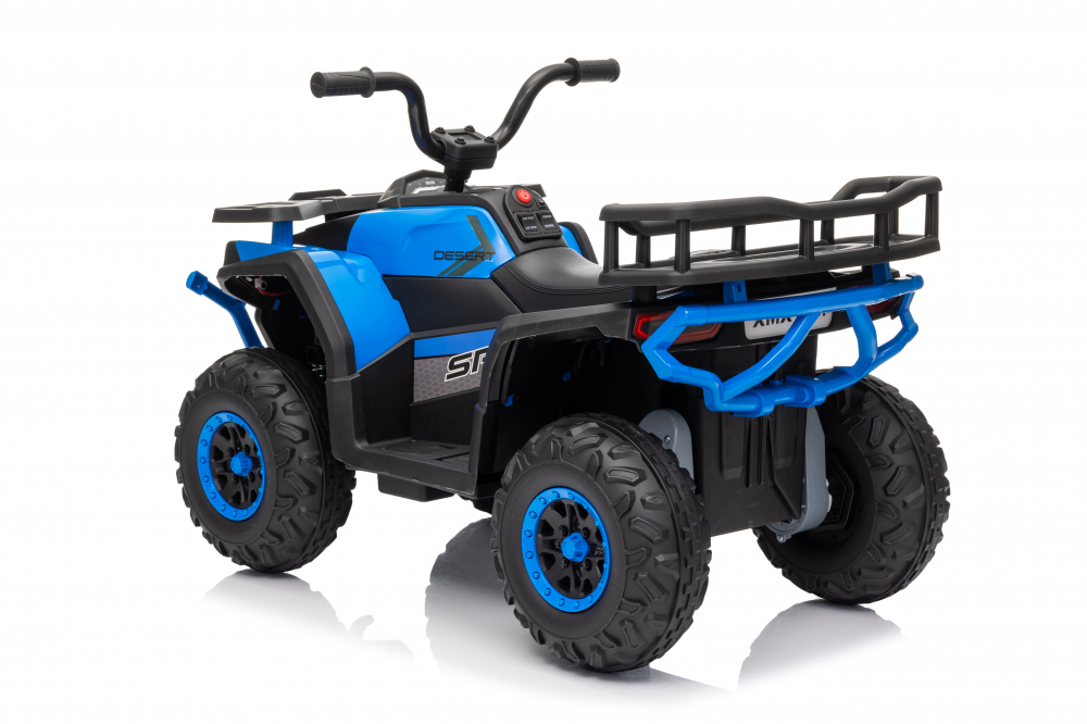 ATV electric pentru copii 2-5 ani, Mini DESERT, 120W 12V, cu telecomanda, bluetooth, albastru [16]