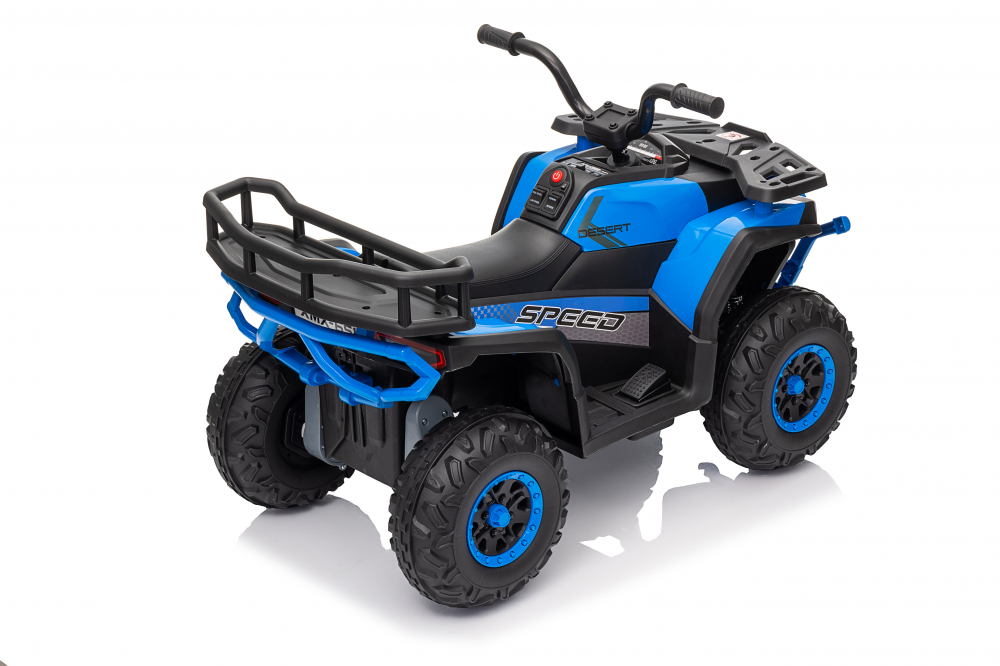 ATV electric pentru copii 2-5 ani, Mini DESERT, 120W 12V, cu telecomanda, bluetooth, albastru [18]