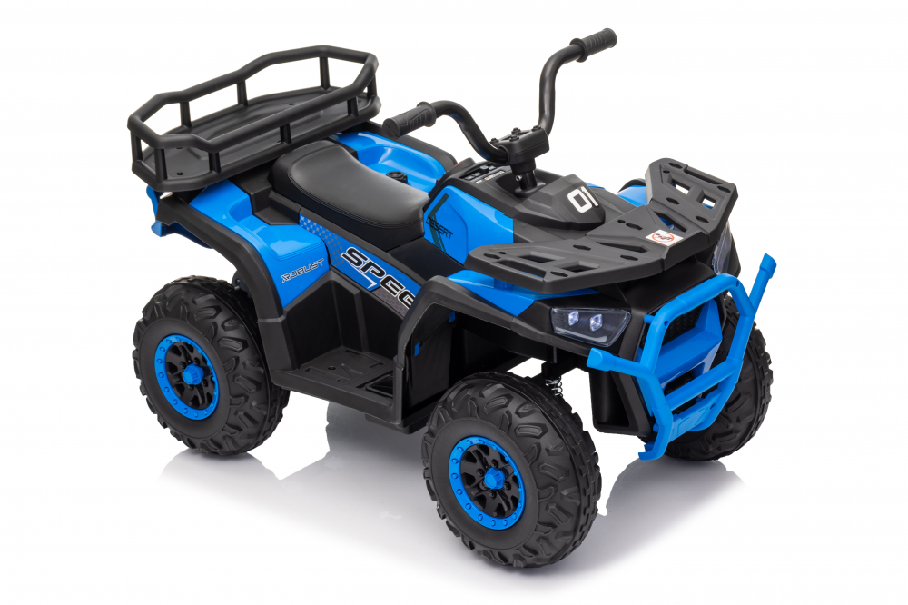 ATV electric pentru copii 2-5 ani, Mini DESERT, 120W 12V, cu telecomanda, bluetooth, albastru [19]