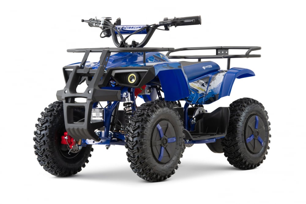 ATV electric pentru copii NITRO Dusty 1000W 36V Snowy tyres, culoare albastru