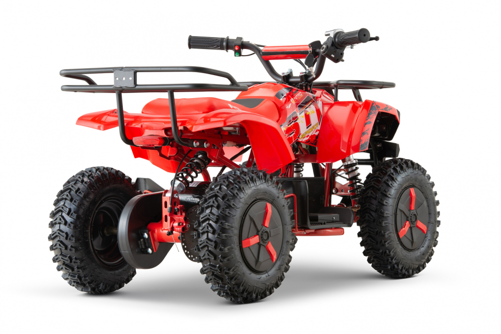 ATV electric pentru copii NITRO Dusty 1000W 36V Snowy tyres, culoare rosie [10]