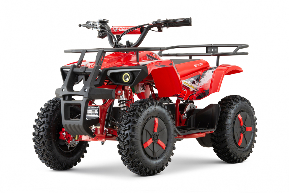 ATV electric pentru copii NITRO Dusty 1000W 36V Snowy tyres, culoare rosie