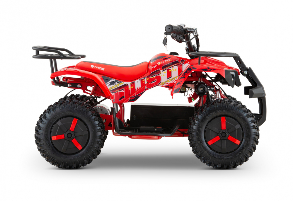 ATV electric pentru copii NITRO Dusty 1000W 36V Snowy tyres, culoare rosie [5]