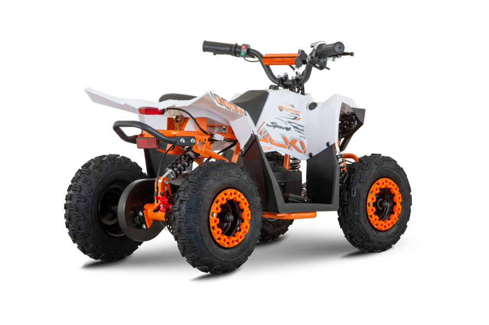 ATV electric pentru copii NITRO HULKI QUAD 1000W 36V, culoare portocalie [2]