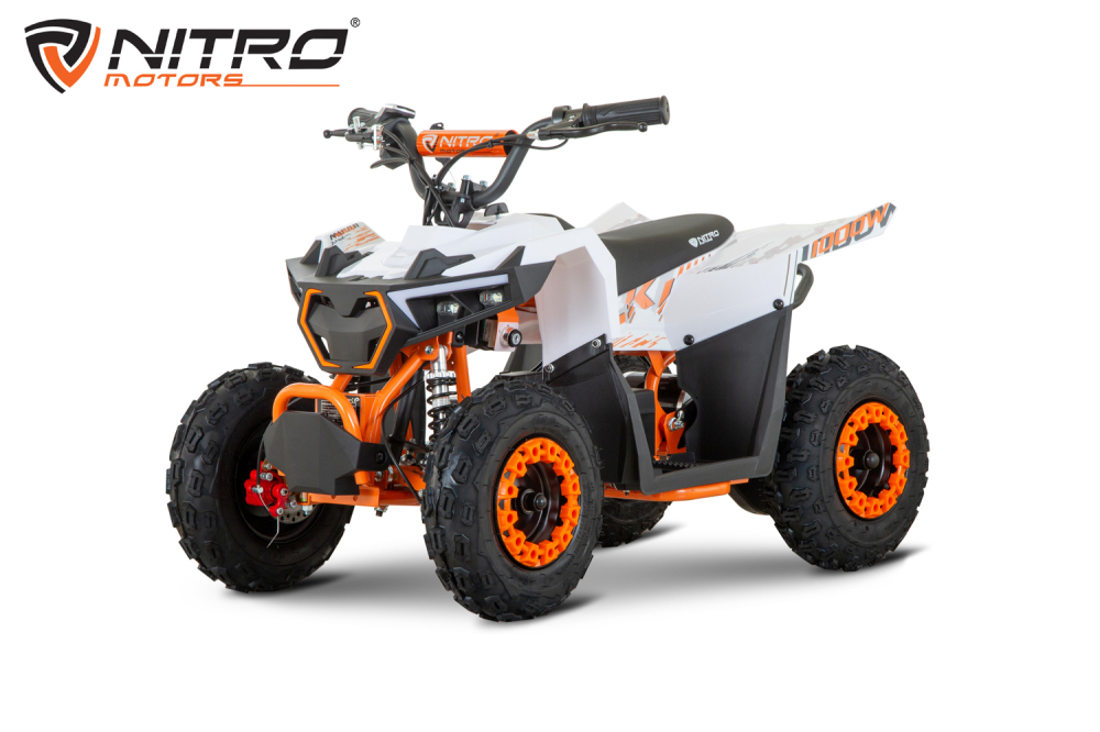ATV electric pentru copii NITRO HULKI QUAD 1000W 36V, culoare portocalie [3]