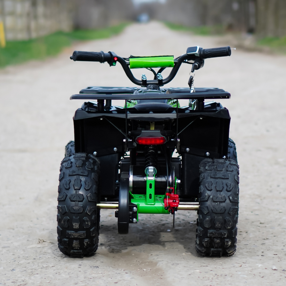 ATV electric pentru copii NITRO Nerino 1000W 48V BTF Tire XL, Verde [5]