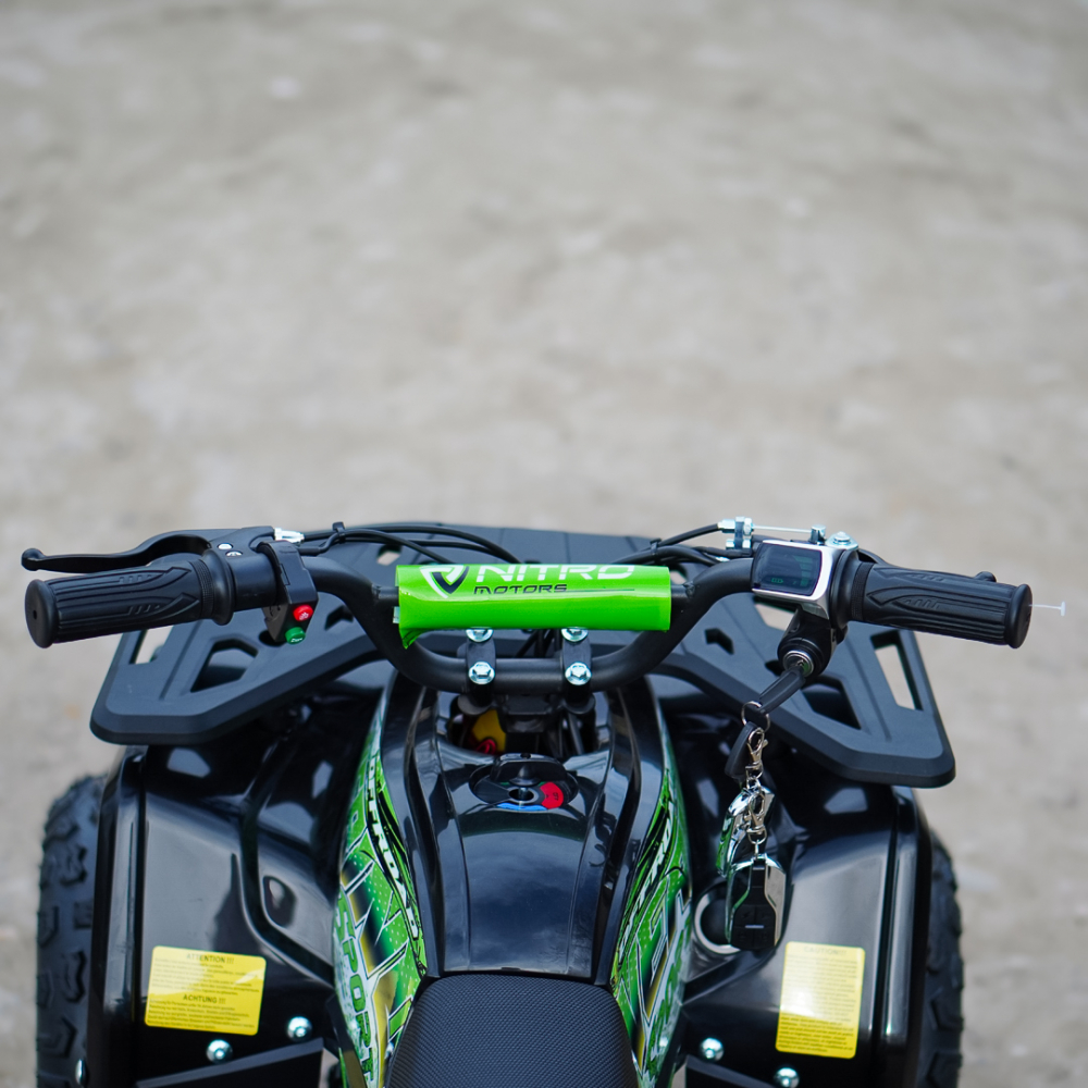 ATV electric pentru copii NITRO Nerino 1000W 48V BTF Tire XL, Verde [16]