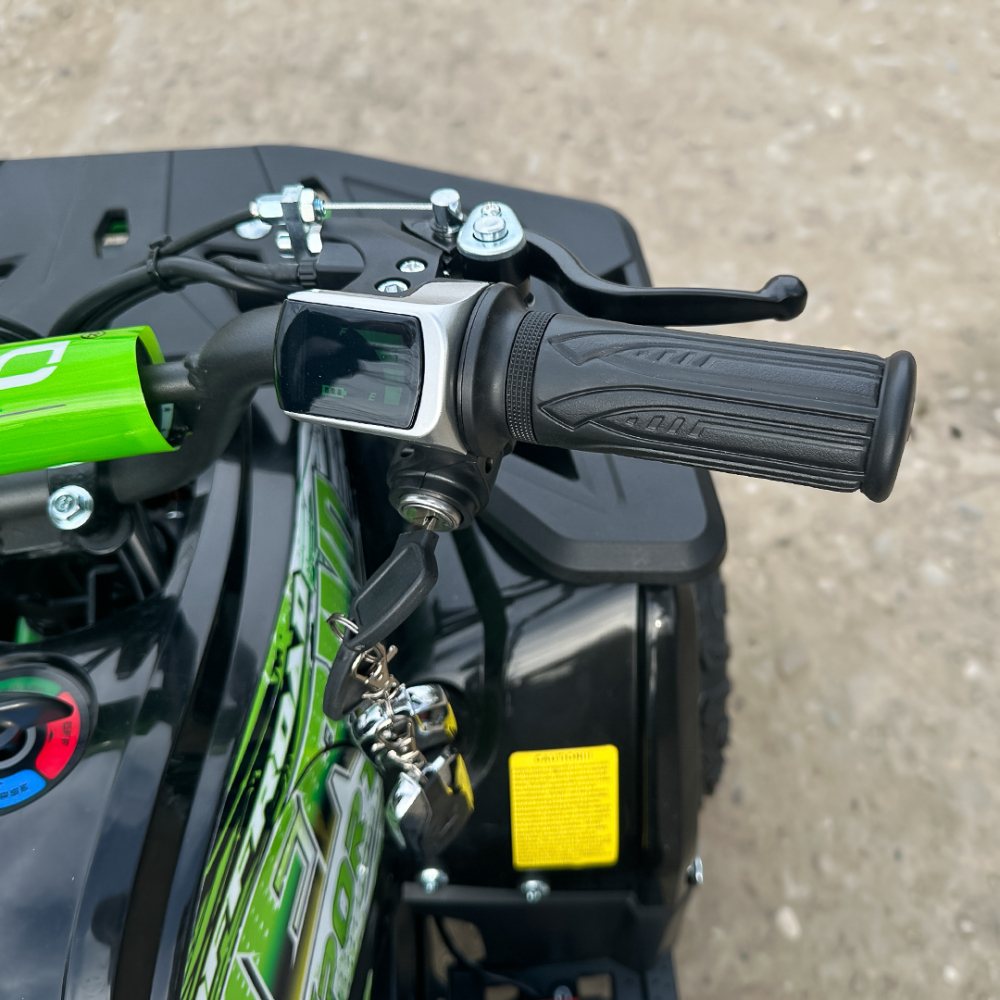 ATV electric pentru copii NITRO Nerino 1000W 48V BTF Tire XL, Verde [17]