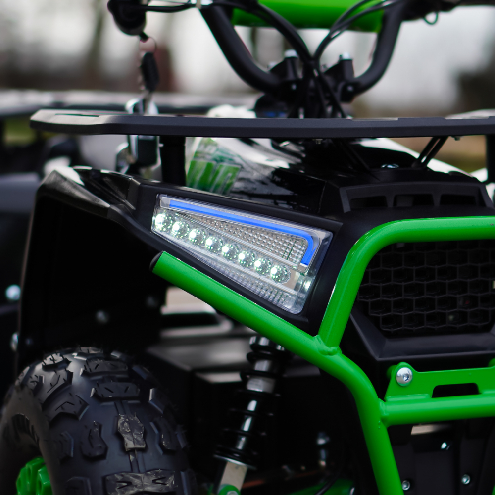 ATV electric pentru copii NITRO Nerino 1000W 48V BTF Tire XL, Verde [13]