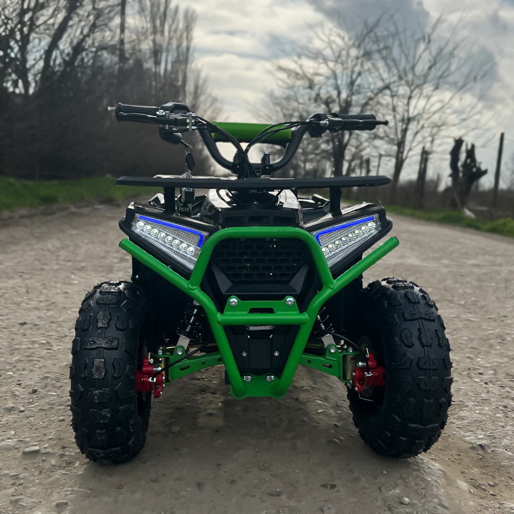 ATV electric pentru copii NITRO Nerino 1000W 48V BTF Tire XL, Verde [12]