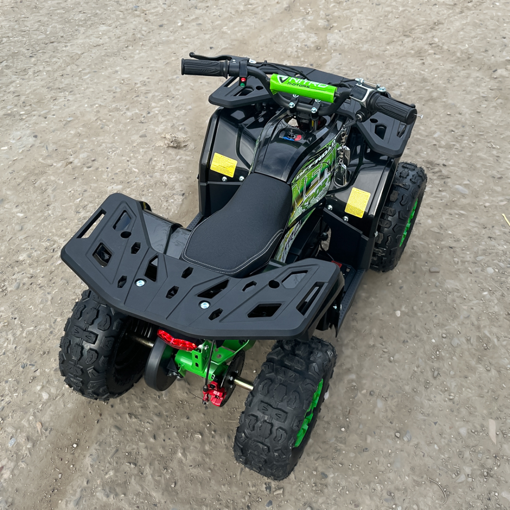 ATV electric pentru copii NITRO Nerino 1000W 48V BTF Tire XL, Verde [11]