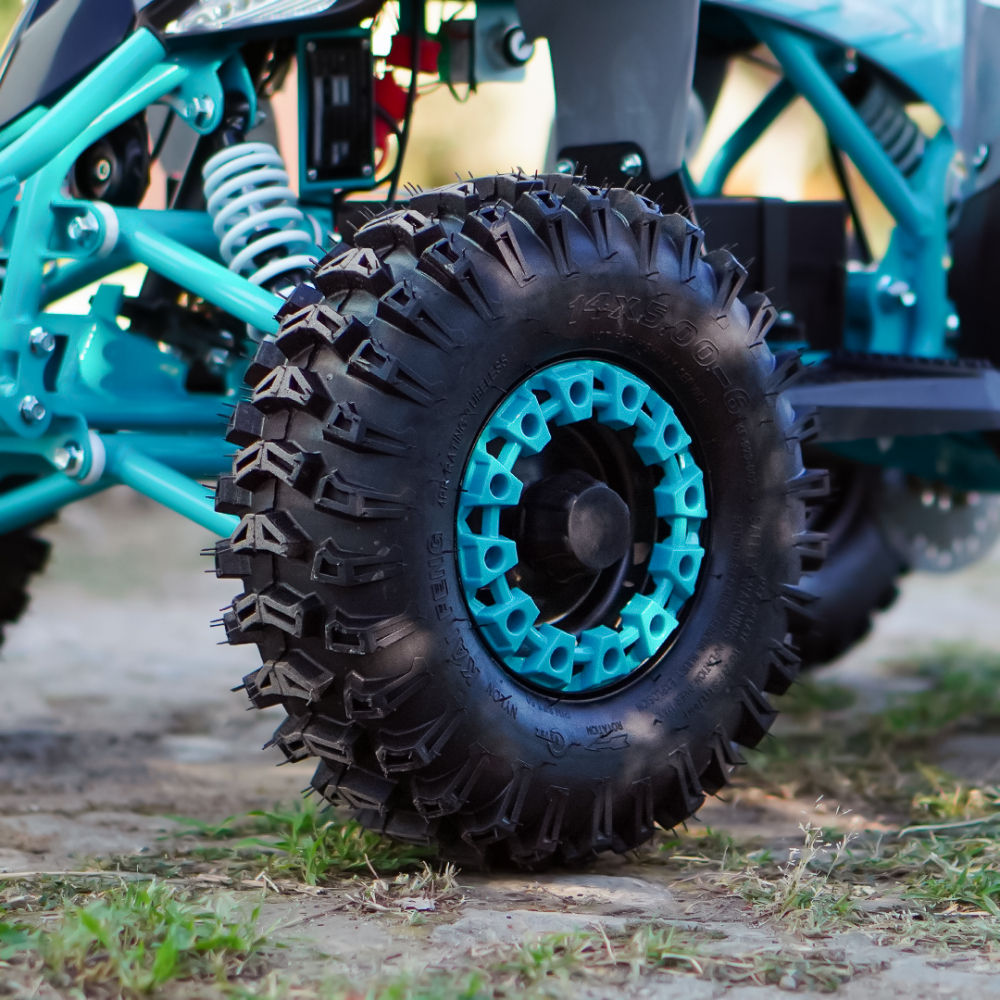 ATV electric pentru copii NITRO Replay Sport 1200W 48V Snowy Tyre XL, Albastru [12]