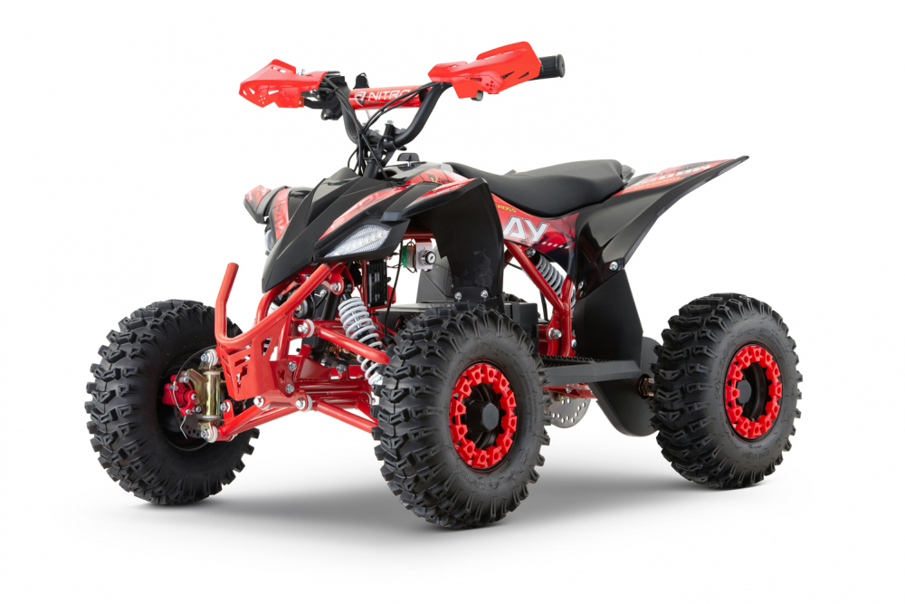 ATV electric pentru copii NITRO Replay Sport 1200W 48V Snowy Tyre XL, Rosu
