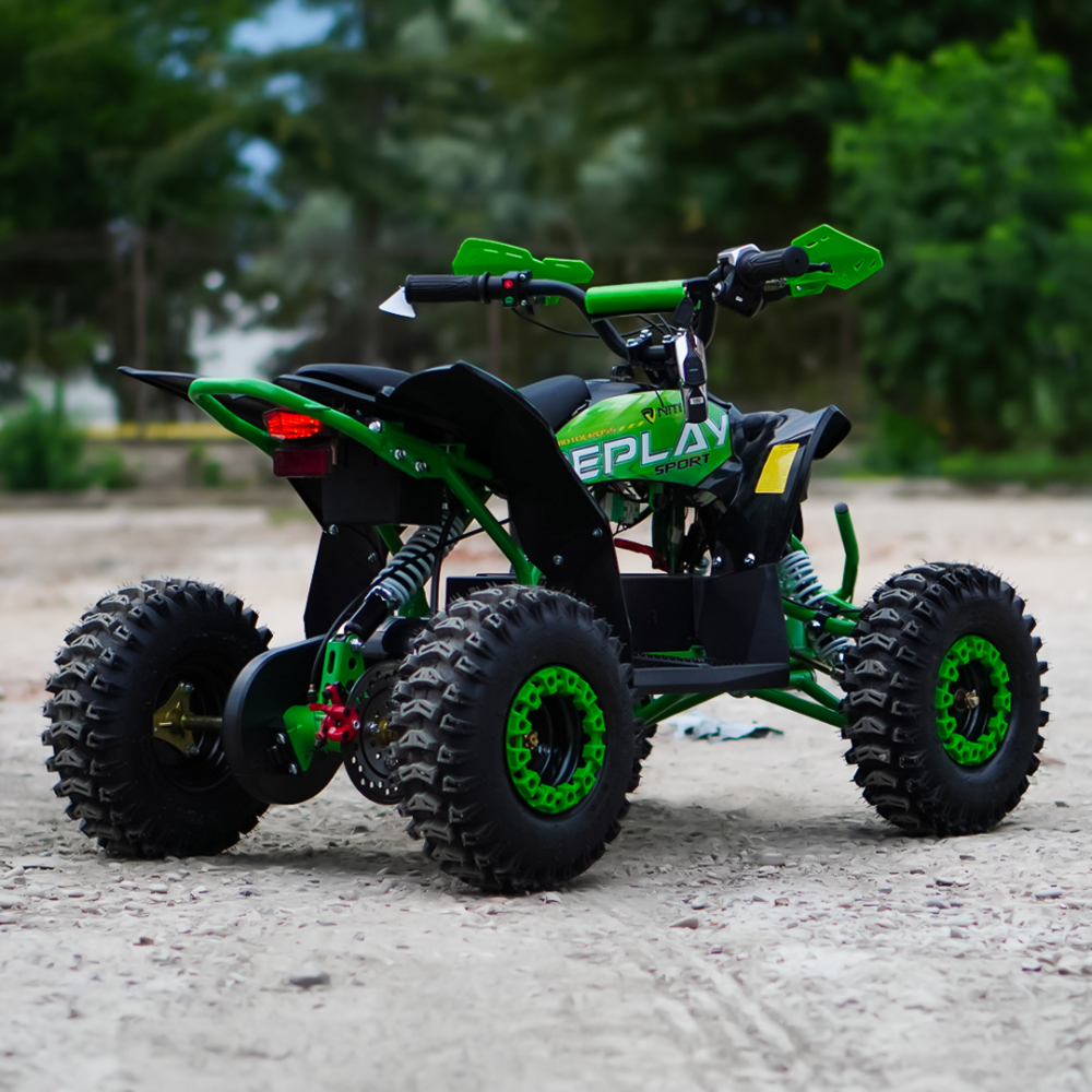 ATV electric pentru copii NITRO Replay Sport 1200W 48V Snowy Tyre XL, Verde [8]