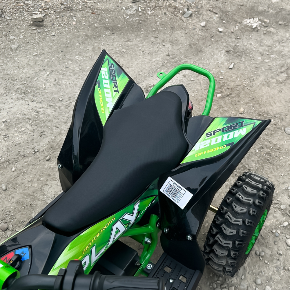 ATV electric pentru copii NITRO Replay Sport 1200W 48V Snowy Tyre XL, Verde [17]