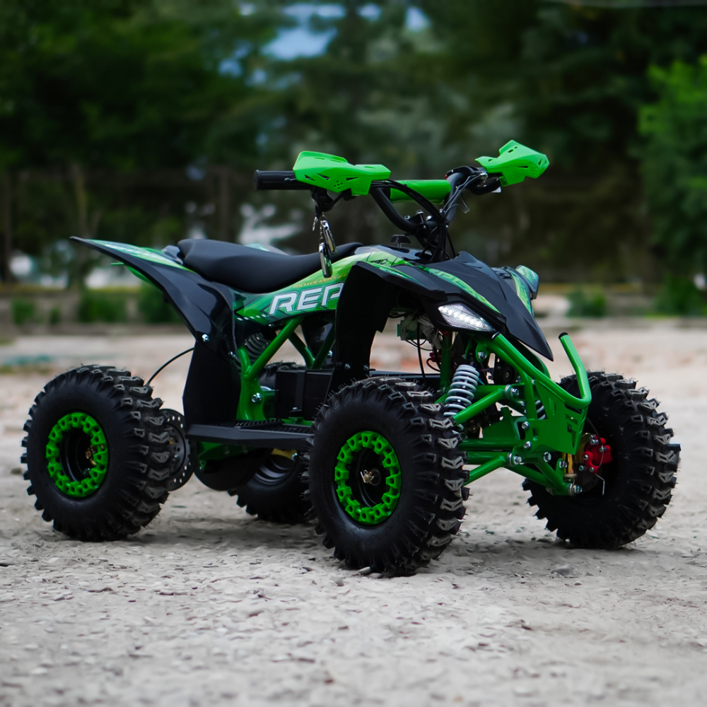 ATV electric pentru copii NITRO Replay Sport 1200W 48V Snowy Tyre XL, Verde [10]